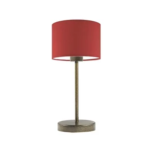 Lampka nocna LYSNE Nicea, 60 W, E27, czerwona/złota, 39,5x17,5 cm - Lampy stojące - miniaturka - grafika 1
