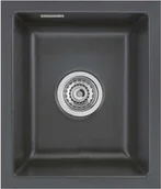 Zlewozmywaki - Zlewozmywak ceramiczny SYSTEMCERAM Mera 32 U Schiefer Korek manualny 5361 01 - miniaturka - grafika 1