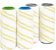 Akcesoria do odkurzaczy - 4x Pady rolki rolka do mopa KARCHER zestaw żółtych FC 3 FC 5 FC 7 FC 8 - miniaturka - grafika 1