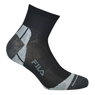 FILA FILA Unisex F1615 skarpety uniwersalne czarny czarny 39-42 F1615 - Skarpetki damskie - miniaturka - grafika 1