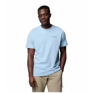 Koszulki sportowe męskie - Koszulka męska Columbia Hageman™ Graphic Tee Rozmiar: XL / Kolor: niebieski/jasnoniebieski - miniaturka - grafika 1