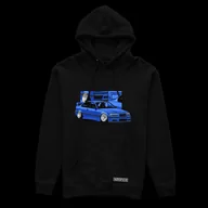 Odzież do sportów motorowych - Czarna bluza z kapturem BMW E36 coupe -XS - miniaturka - grafika 1