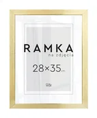 Ramki na zdjęcia - Ramka na zdjęcia 28x35 cm Złota - miniaturka - grafika 1