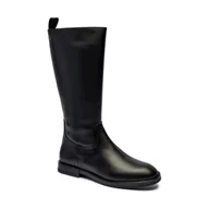 Buty dla dziewczynek - Tommy Hilfiger Skórzane kozaki - miniaturka - grafika 1