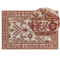 Dywany - Dywan wełniany 140 x 200 cm pomarańczowo-beżowy ADILCEVAZ - miniaturka - grafika 1