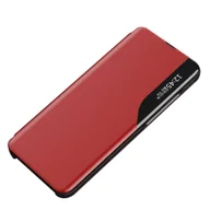 Etui i futerały do telefonów - Eco Leather View Case elegancki futerał etui z klapką i funkcją podstawki Xiaomi Redmi Note 11 Pro+ 5G (China) / 11 Pro 5G (China) / Mi11i HyperCharge / Poco X4 NFC 5G czerwony - miniaturka - grafika 1