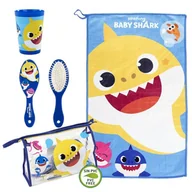 Szczotki do włosów dla dzieci - Zestaw toaletowy Kosmetyczka BABY SHARK dla dzieci - miniaturka - grafika 1