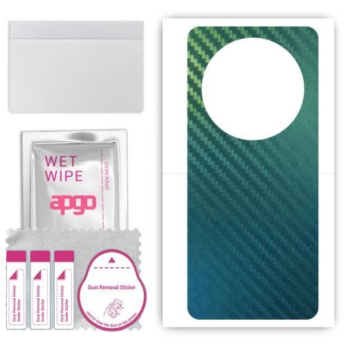 folia naklejka skórka strukturalna na TYŁ do Realme 12 Pro - Carbon Kameleon CAKA1 - apgo SKINS