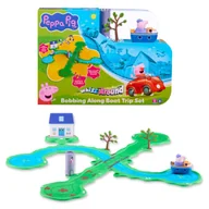 Figurki dla dzieci - Peppa Pig Stacja łódeczek – zestaw zabawkowy z figurkami - miniaturka - grafika 1