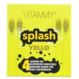 Vitammy Końcówka do szczoteczki sonicznej Splash 4szt TOW017477 - Końcówki do szczoteczek elektrycznych - miniaturka - grafika 1