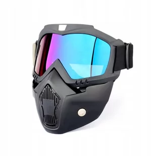 MASKA Airsoft MOTOCYKL Snowboard CROSS GOGLE Laser - Gogle i okulary motocyklowe - miniaturka - grafika 1