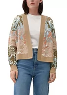 Kurtki damskie - s.Oliver Damska kurtka z dzianiny, długi rękaw, pomarańczowa, 38, pomarańczowy, 38 - miniaturka - grafika 1