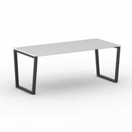 Stoły i stoliki do biura - B2B Partner Stół konferencyjny IMPRESS 2000 x 900 x 750 mm, biały 499430 - miniaturka - grafika 1