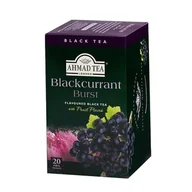 Herbata - AHMAD Tea Czarna porzeczka 20 saszetek - miniaturka - grafika 1