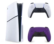 Konsole Playstation - Sony PlayStation 5 Slim + DualSense Galactic Purple - miniaturka - grafika 1