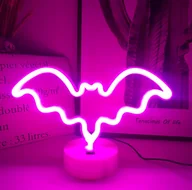 Wyposażenie pokoiku dziecięcego - Lampka LED NEON BATMAN NIETOPERZ USB/BATERIE na PREZENT - miniaturka - grafika 1