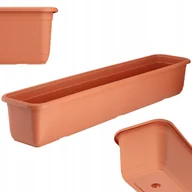 Donice - KADAX Doniczka Skrzynka Balkonowa 80cm Terakota - miniaturka - grafika 1