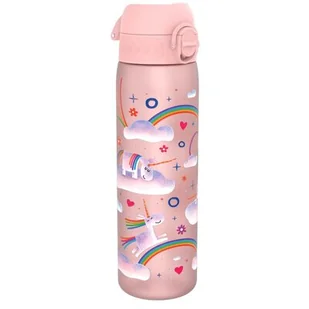 ION8 Różowa butelka na wodę w jednorożce 500 ml - Butelki filtrujące - miniaturka - grafika 1
