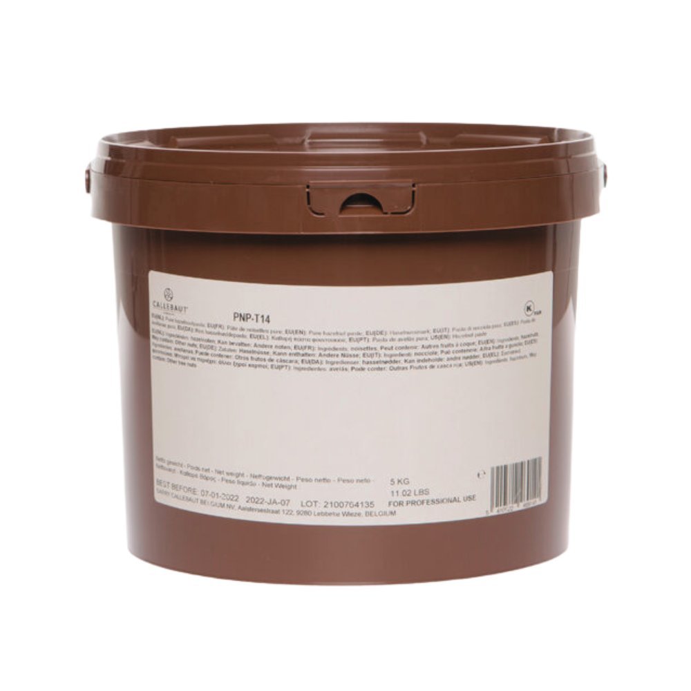 Callebaut Pasta z prażonych orzechów laskowych czysta PNP 5 kg