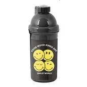 Bidony dla dzieci - Bidon Butelka 550Ml Paso Smiley World Buźki Uśmiech - miniaturka - grafika 1