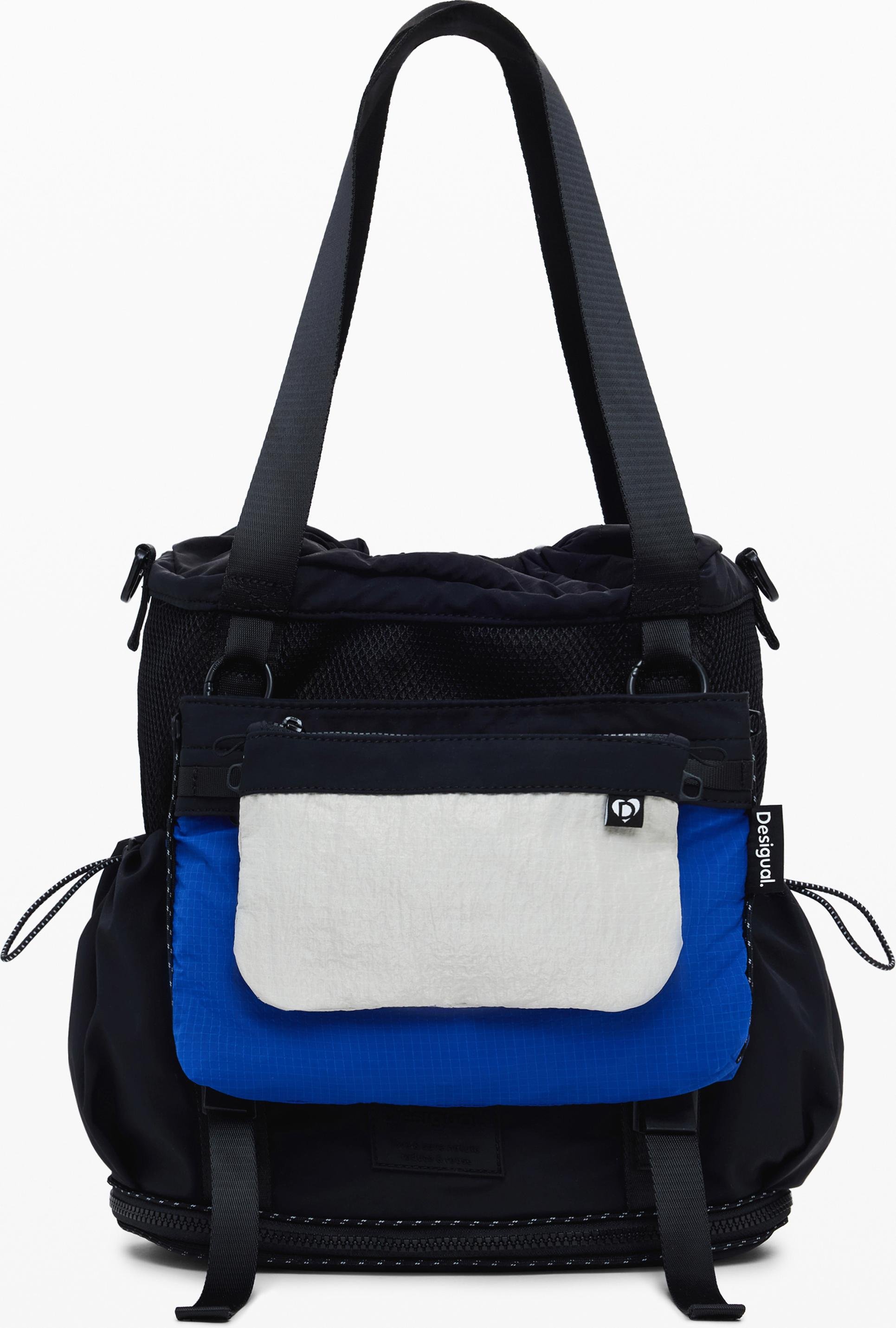 Wszechstronna czarna torebka: z możliwością przekształcenia w plecak, z wieloma dodatkami