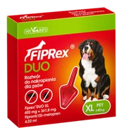 Artykuły przeciw pasożytom - Vet-Agro VET-AGRO FIPREX DUO XL 402 mg + 361,8 mg roztwór do nakrapiania dla psów 44879-uniw - miniaturka - grafika 1