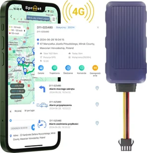 Moduł GPS Spreest LOKALIZATOR GPS MINI DO POJAZDÓW SAMOCHODU AUTA TRACKER BEZ ABONAMENTU SOS - Akcesoria do nawigacji - miniaturka - grafika 1