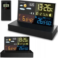 Stacje pogodowe - Bemi Cyfrowa Bezprzewodowa Stacja Pogody Higrometr Barometr Zegar Czujnik - miniaturka - grafika 1