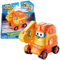 Figurki dla dzieci - SUPER WINGS KOPARKA Z NAPĘDEM RUCHOMY WYSIĘGNIK SCOOP VROOM N ZOOM - miniaturka - grafika 1