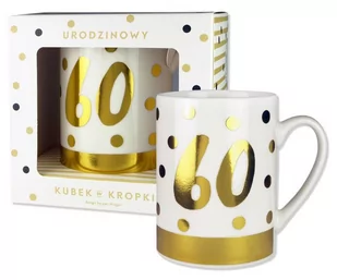 Kubek w kropki-60 Nowa - Kubki - miniaturka - grafika 1