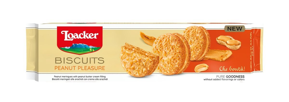 Loacker Ciastka Masło Orzechowe 80g