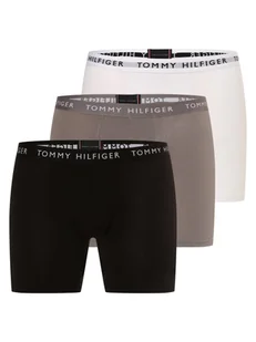 Tommy Hilfiger Obcisłe bokserki pakowane po 3 szt. Mężczyźni Bawełna szary|czarny|biały|wielokolorowy jednolity, XL - Majtki męskie - miniaturka - grafika 1
