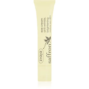 Ziaja Saffron przeciwzmarszczkowy krem rozświetlający pod oczy Mature Skin 60+ 15 ml - Kosmetyki pod oczy - miniaturka - grafika 1