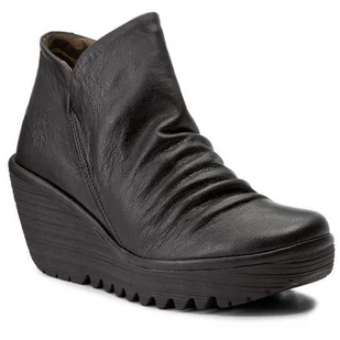 Botki Fly London Yip P500505017 Czarny - Botki damskie - miniaturka - grafika 1