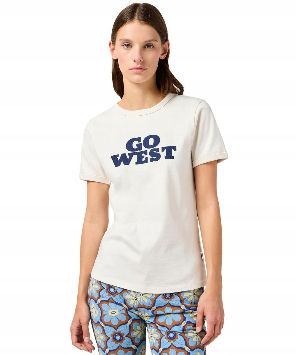 T-shirt Wrangler RINGER TEE 112362572 Vintage White XS