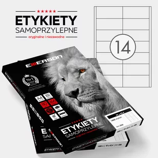 Emerson Etykiety 97,0 x 42,4 (14) - Etykiety do drukarek - miniaturka - grafika 1