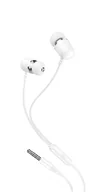Słuchawki bluetooth - XO suchawki przewodowe EP64 jack 3,5 mm dokanaowe biae - miniaturka - grafika 1