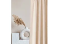 Zasłony - Room99 ZASŁONA WELUROWA CARRIE - KREMOWA 140x280 SREBRNA PRZELOTKA 5908224060792 - miniaturka - grafika 1