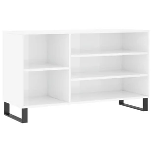 Szafka na buty, wysoki połysk, biała, 102x36x60 cm Lumarko! - Szafki na buty - miniaturka - grafika 3
