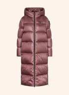 Płaszcze damskie - Blauer Płaszcz Puchowy Celia rot - miniaturka - grafika 1