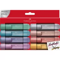 Przybory szkolne - Faber-Castell Zakreślacz metaliczny 8 kolorów - miniaturka - grafika 1
