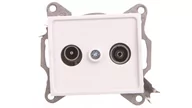 Gniazdka elektryczne - Kanlux Gniazdo RTV końcowe LOGI 02-1330-002 bi 25101 - miniaturka - grafika 1