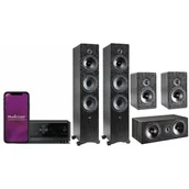 Kino domowe - Kino domowe YAMAHA RX-V4A + INDIANA LINE Tesi 661 + 761 + 241 Czarny - miniaturka - grafika 1