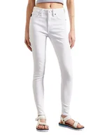 Spodnie damskie - Spodnie damskie Superdry Jeansy White skinny -W27 - miniaturka - grafika 1