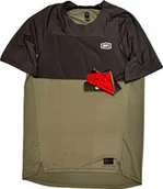 Kurtki rowerowe - 100% Koszulka męska 100% CELIUM Jersey krótki rękaw Army roz. M NEW - miniaturka - grafika 1