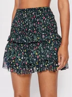 Spódnice - Pepe Jeans spódnica prosta mini falbana rozmiar XL kwiaty kolorowa - miniaturka - grafika 1