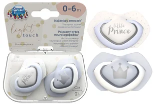 CANPOL SMOCZEK SYMETRYCZNY ROYAL BABY 0-6m - Smoczki uspokajające - miniaturka - grafika 1