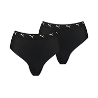 Majtki damskie - PUMA Damskie sportowe stringi typu stringi, czarny, XL - miniaturka - grafika 1