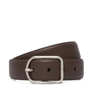 Paski - Pasek Męski Calvin Klein Round Buckle 35Mm LV04D7024G Brązowy - miniaturka - grafika 1