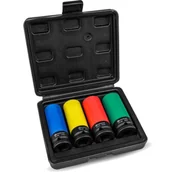 Nasadki do elektronarzędzi - Zestaw nasadek udarowych MAPOWER MPLW02 (4 szt.) - miniaturka - grafika 1